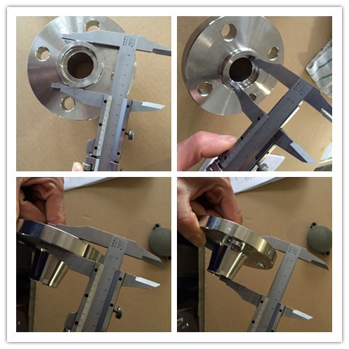 Astm A182 F317 / 317l SCH5S مقبس ملحوم ذو وجه مرتفع شفة من الفولاذ المقاوم للصدأ 2